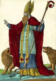 Saint Blaise, estampe, Georgin François (graveur), Pellerin (imprimeur, libraire, éditeur), Epinal, MuCEM