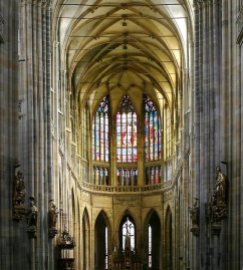 Inside-The-St.-Vitus-Cathedral-In-Prague-Castle