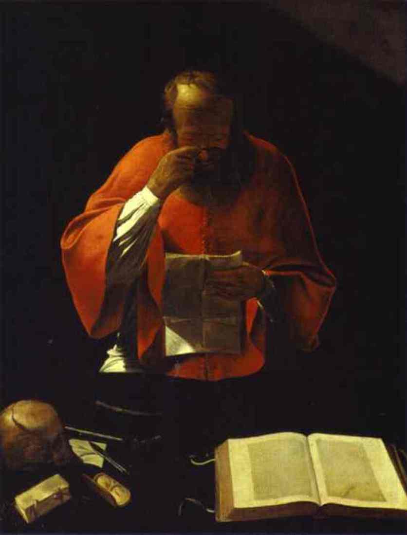 St.Jerome reading, c.1635 - 1638 - Georges de la Tour