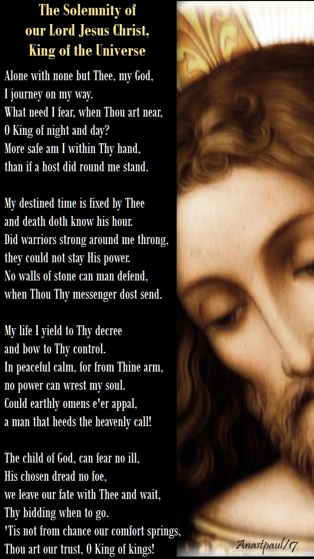 Prayer - christ the king - from the Psalter - 26 Nov 2017