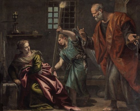 Paolo Veronese's “Saint Peter Visiting Saint Agatha in Prison”