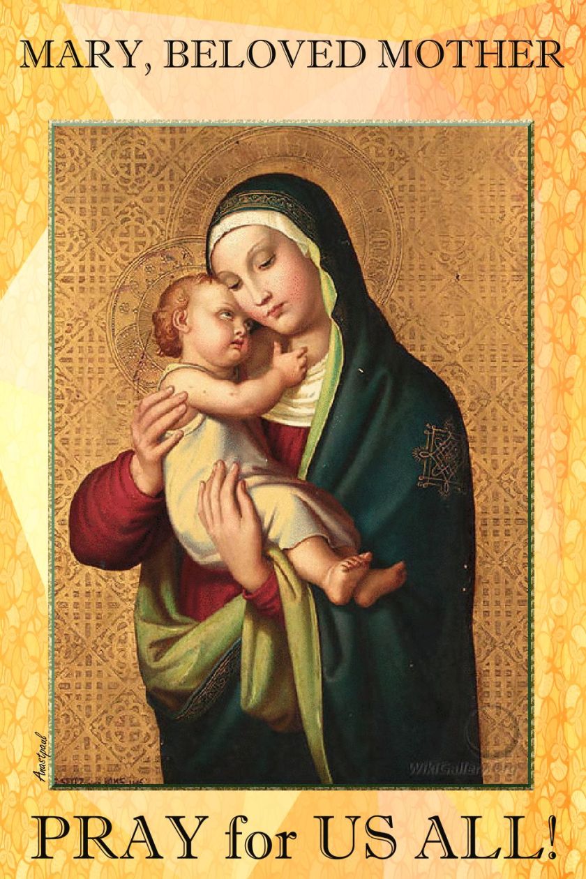 mary beloved mother-pray for us all