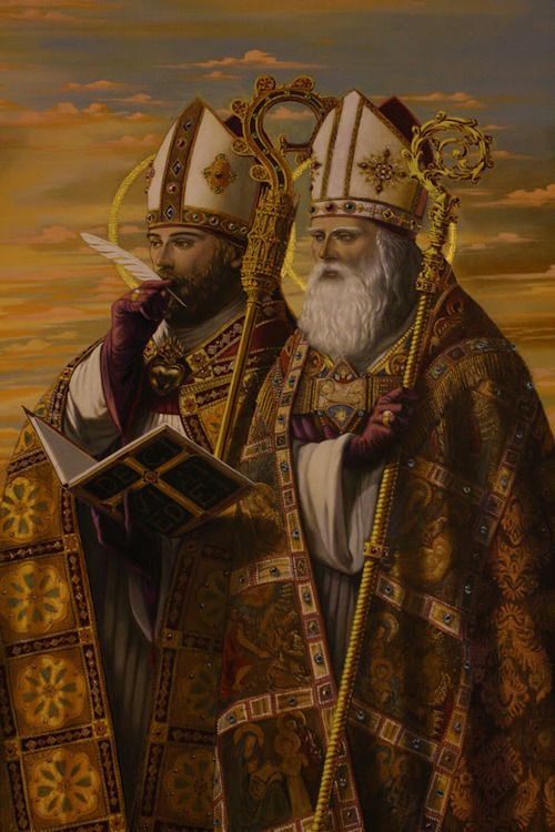 STS AUGUSTINE AND AMBROSE