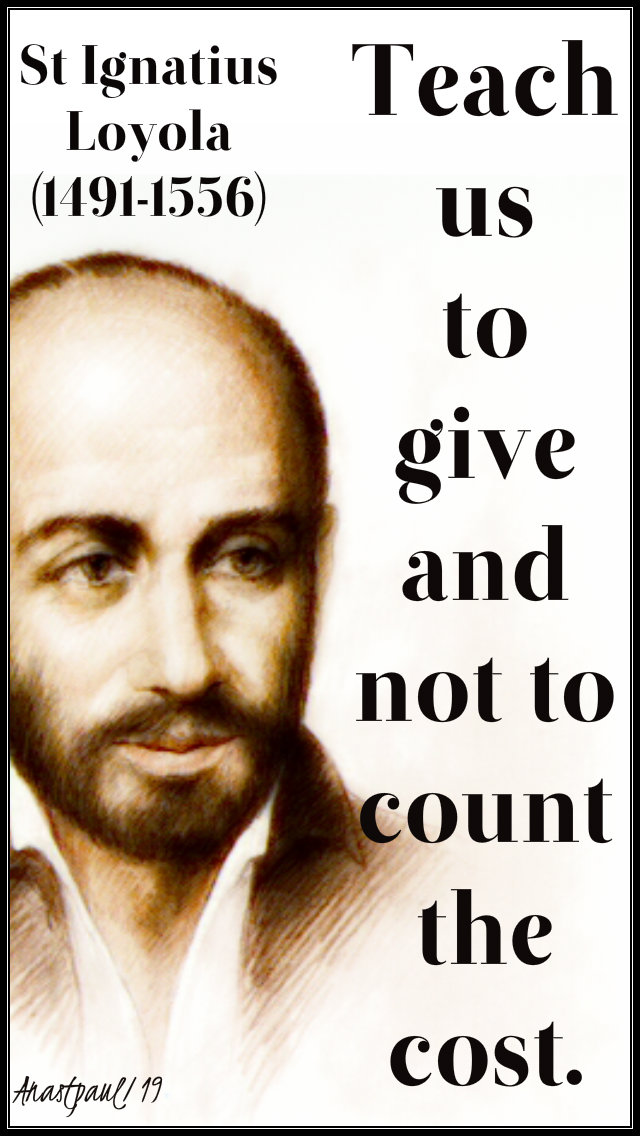 teach us to give and not to count the cost - st ignatius 1 jan 2019.jpg