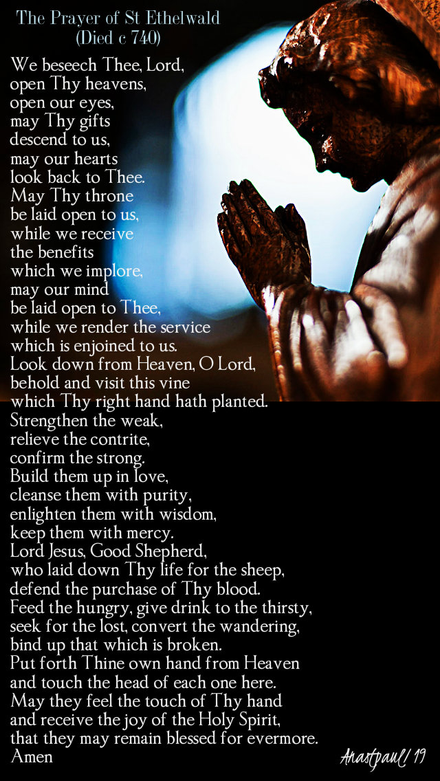 the prayer of st ethelwald 12 feb 2019