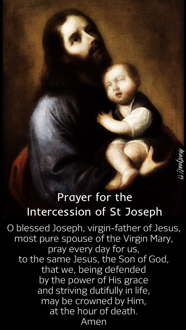 pray for the intercession of st joseph 1 march 2019