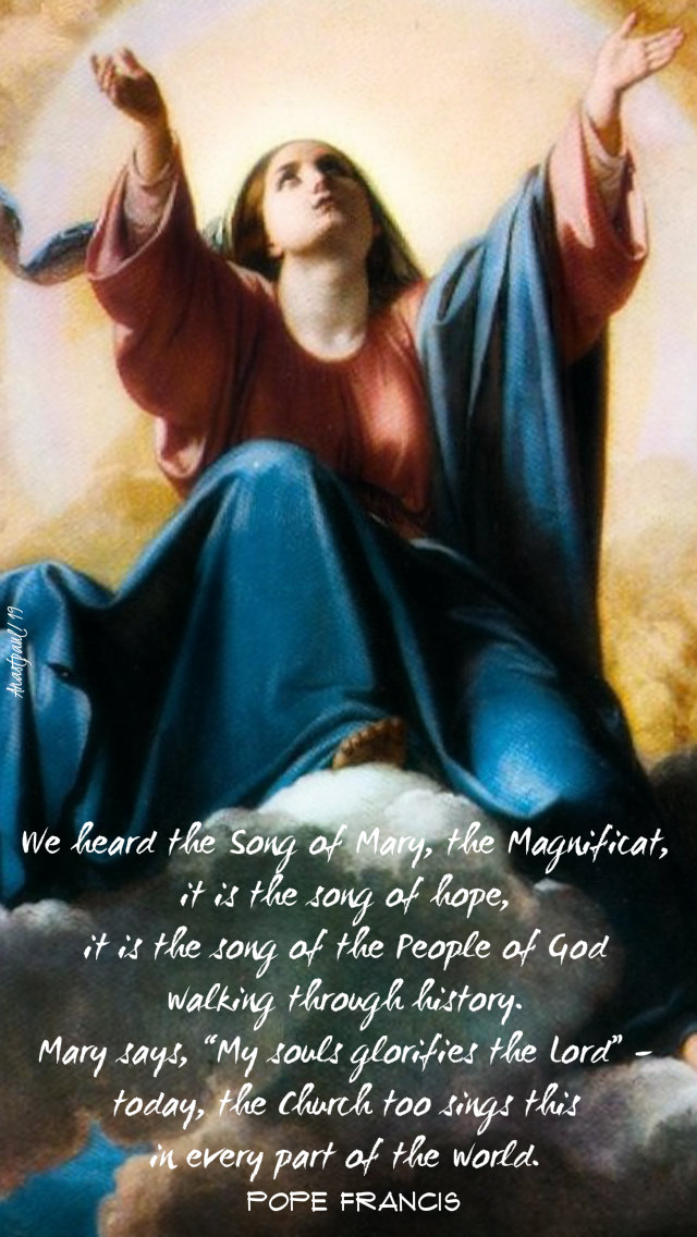 we hard the song of mary - pope francis - assumption 15 aug 2019.jpg