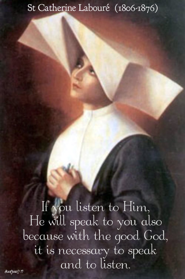 if you listen to Him - st catherine laboure 28 nov 2019.jpg