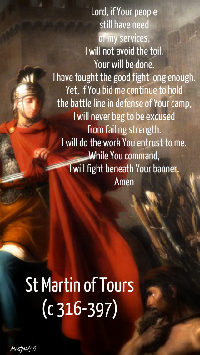 lord if your people - st martin of tours prayer - 11 nov 2019
