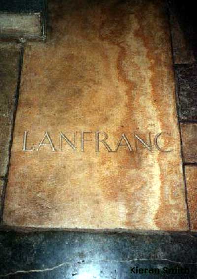 bl lanfranc tombstone