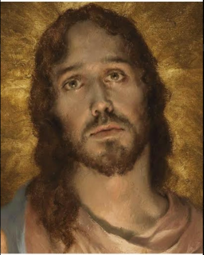 giovanni gasparro sacred heart new 2020 detail jesus face