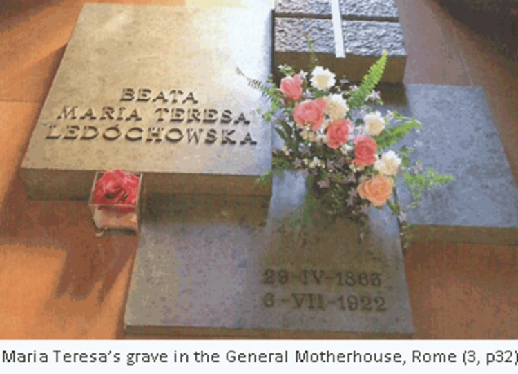 bl maria teresa's Grave-subtitle