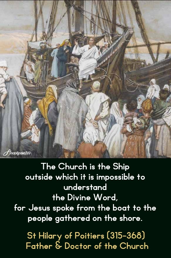 the-church-is-the-ship-outside-of-which-st-hilary-divine-word-13-jan-2020 and 12 july 2020